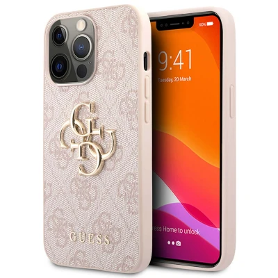 Abbildung von Apple iPhone 13 Pro Max Hülle Kunststoff Guess Hard Case/Backcover Handyhülle Rosa