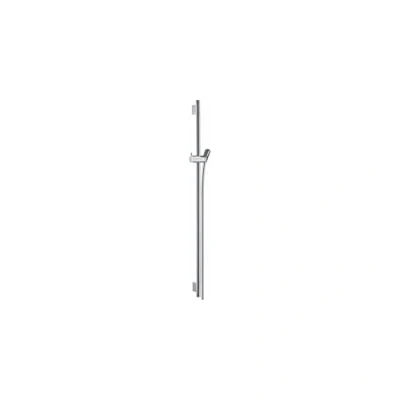 Abbildung von hansgrohe Brausehalter &quot;Puro&quot;, (Brausestange, Brauseschlauch, Handbrausehalterung), 90cm, mit Isiflex Duschschlauch 160cm