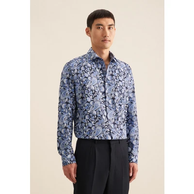 Abbildung von Seidensticker Herren Business Hemd, Blau, 41