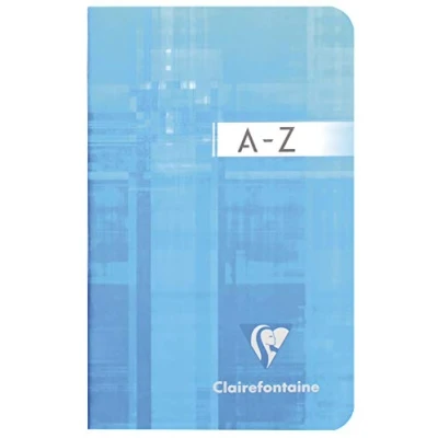 Abbildung von Clairefontaine 3599C Packung mit 10 Registerbücher 9x14 cm, 48 Blatt, französische Lineatur, 90g, farbig sortiert, 1 Pack