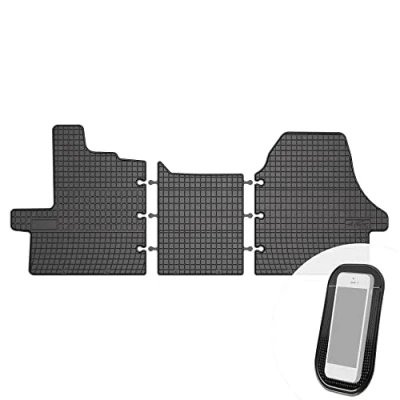 Abbildung von Gummimatten Auto Fußmatten Gummi Automatten Passgenau 3 teilig Set passend für Peugeot Boxer 2 FIAT Ducato III Citroen Jumper II ab 2006