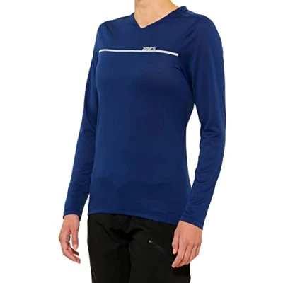Abbildung von 100% Ridecamp Womens Long Sleeve Jerseynavy XL