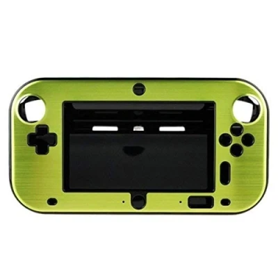 Abbildung von OSTENT Anti Schock Hard Aluminium Metall Box Cover Case Shell kompatibel für Nintendo Wii U Gamepad Farbe Grün