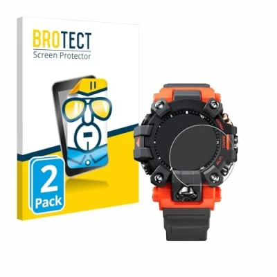 Abbildung von BROTECT (2 Stück Schutzfolie für Casio G Shock GW 9500 Displayschutz Folie Ultra Klar