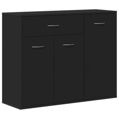 Abbildung von vidaXL Sideboard Schwarz 88x30x70 cm Holzwerkstoff (1 St)
