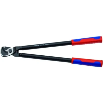 Abbildung von Knipex 95 12 500, Seitenschneiderzange, 2,7 cm, Stahl, Kunststoff, Blau, Rot, 50 cm