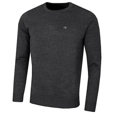 Abbildung von Calvin Klein Herren mit Rundhalsausschnitt Sweater Charcoal Marl M
