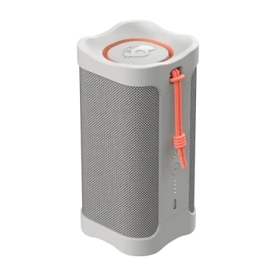 Abbildung von Skullcandy Terrain Wireless tragbarer Bluetooth Lautsprecher, Wasserdicht (IPX7), 14 Stunden Akkulaufzeit, True Stereo mit integriertem Trageriemen für Reisen, Outdoor Einsätze, Cremefarbene