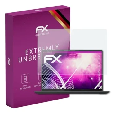 Abbildung von atFoliX Glasfolie kompatibel mit Lenovo IdeaPad Flex 5i 16 Inch Panzerfolie, 9H Hybrid Glass FX Schutzpanzer Folie