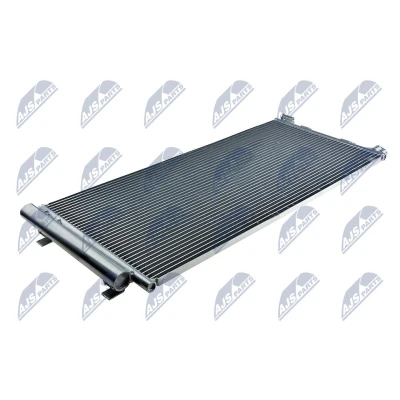 Abbildung von NTY CCS RE 032 Klimakondensator mit Trockner Aluminium 795 R 134a RENAULT: MASTER 3 Kasten, Bus, OPEL: Movano B Kastenwagen