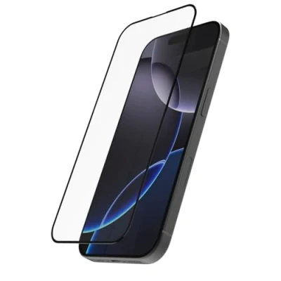 Abbildung von Hama Handy Schutzglas D3O für iPhone 16 Pro Max (Displayschutz bruchsicher, Anti Fingerprint, Handyglas mit Montagehilfe, Vollschutz 10H, case friendly, kratzfest, Displayglas iPhone)