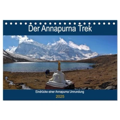 Abbildung von Der Annapurna Trek (Tischkalender 2025 DIN A5 quer), CALVENDO Monatskalender