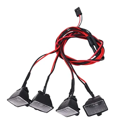 Abbildung von WANGCL RC Car Lights Crawler Roof Light Kit 4 LED for 1/10 Remote Control Monster Truck Compatible with SCX10 TRX4