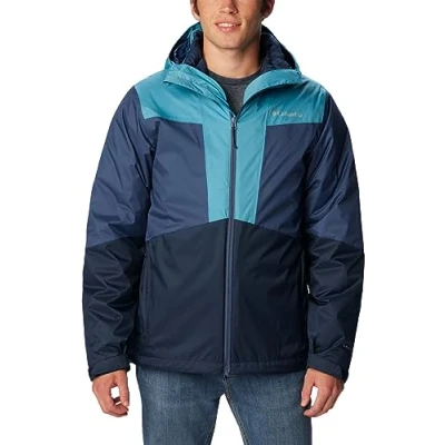 Abbildung von Columbia Men&#039;s Wallowa Park Interchange 3 In 1 Winter Coat, Collegiate Navy, Shasta, Dark Mountain, S