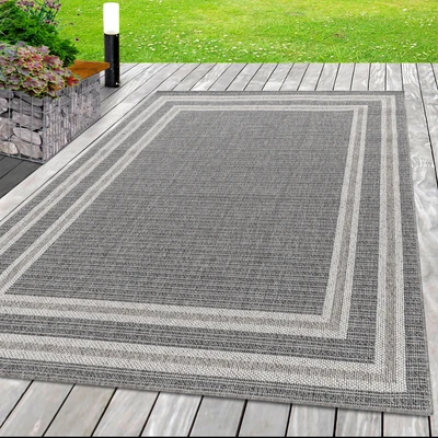 Abbildung von Teppich, ARUBA 4901, GREY, 80 x 250 cm