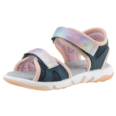 Abbildung von Superfit Pebbles Trekkingsandale für Kinder, Größe: 25, Blue/orange Schuhe