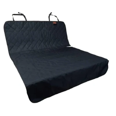 Abbildung von BLACK+DECKER Kofferraumschutzhülle Hund Universal rutschfest wasserabweisend 178 x 129 cm Schwarz