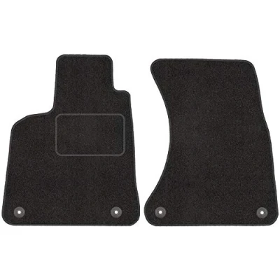 Abbildung von Fußmatten mit Clips 2er Set für Audi Q5 2008 2017 8R Velours Automatten
