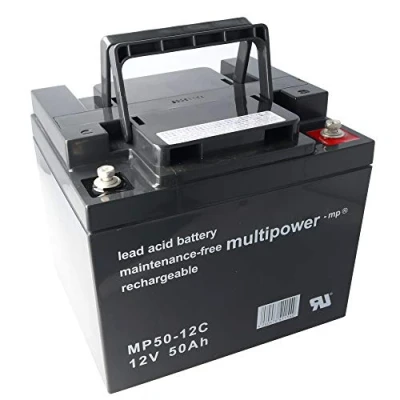 Abbildung von MultiPower &gt; BleiGel Akku MP50 12C zyklenfest