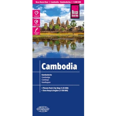Abbildung von Reise Know How Landkarte Kambodscha / Cambodia (1:500.000): reiß und wasserfest (world mapping project)