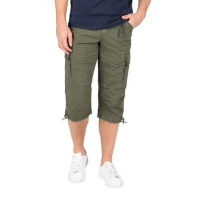 Abbildung von Timezone MIT GÜRTEL UND Mehrfachtasche Shorts, Herren, Größe: W34, Olive