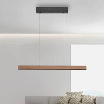 Abbildung von Paul Neuhaus LED Pendelleuchte Pendellampe PURE E MOTION, CCT Farbtemperaturregelung, Dimmfunktion, Memoryfunktion, 1xLED Board/26W/2700 5000K, warmweiß bis kaltweiß, elektrisch ausfahrbar dimmbar Fernbedienung