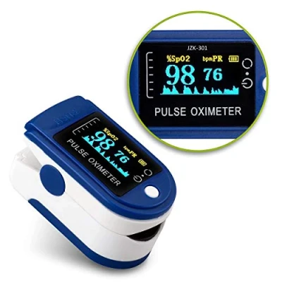 Abbildung von Naukita Pulsoximeter Finger Puls Pulsmessgerät Oximeter Messgerät Sauerstoff Blut SpO2