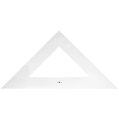 Abbildung von Graphoplex Zeichendreieck, 45 3 Kanten Rechte transparent 70 cm durchsichtig
