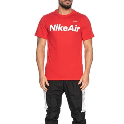 Abbildung von Nike Herren M NSW AIR SS Tee T Shirt, University red/(White), XS