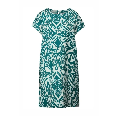 Abbildung von Cecil Gemustertes Freizeitkleid, Damen, Größe: Small, Grün