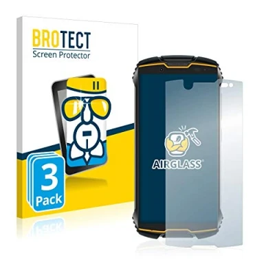 Abbildung von BROTECT Schutzglas für Cubot King Kong Mini (3 Stück) Schutzfolie Panzer Folie Glas [Extrem Kratzfest 9H, Anti Fingerprint, Ultra Transparent]