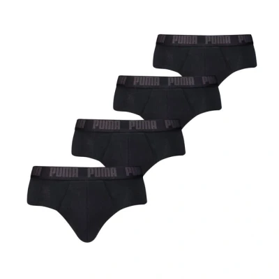 Abbildung von Puma MEN Everyday Brief 4 PACK Slip, Herren, Größe: XL, Black