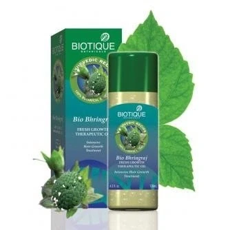 Abbildung von Biotique Intensive Hair Growth Treatment (120ml * 2 Pcs , Bhringraj Oil) by