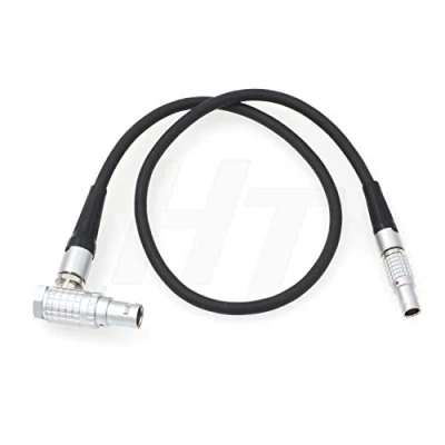 Abbildung von HangTon Stromkabel, rechtwinklig, 6 Pin auf 7 für Tilta Nucleus M Motor DJI Ronin 2 Gimbal (rechter Winkel 2)