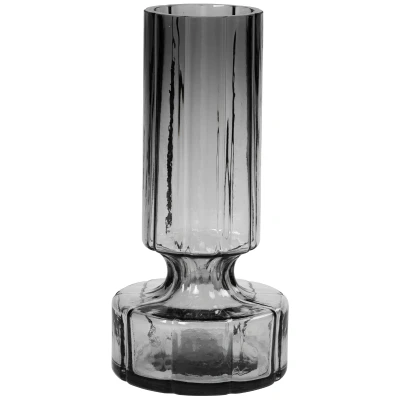 Abbildung von Broste Copenhagen Hyacint Vase Glas Smoked Pearl Clear 24,9 cm
