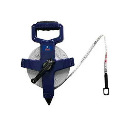 Abbildung von Vago Tools Rollmaßband Maßband Messband 50m Bandmaß Fiberglas mit Drehkurbel 1x