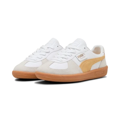 Abbildung von Puma Palermo Leather Sneakers Unisex Schuhe Mit Colorful White/Almost Apricot Größe: 46
