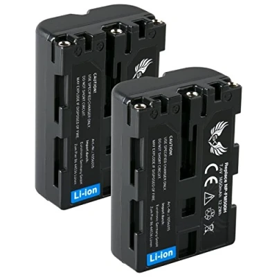 Abbildung von 2X SK Akku Ersatz für Sony NP FM500H 1650mAh FM500 Alpha 57 77 99 II A57 A58 A65 A68 A77 A77V A99 DSLR A450 A580 A700 A850 A900