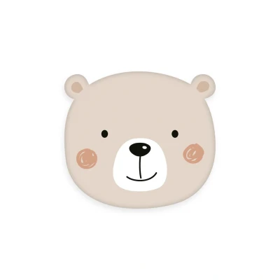 Abbildung von Herding babybest Little Bear Konturenkissen, ca. 36 x 33 cm, Polyester, Formkissen