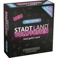 Abbildung von DENKRIESEN Spiel, STADT LAND VOLLPFOSTEN® Das Kartenspiel PARTY...