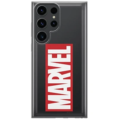 Abbildung von ERT GROUP Handyhülle für Samsung S23 Ultra Original und offiziell Lizenziertes Marvel Muster 007 optimal an die Form des Handy angepasst, teilweise transparent