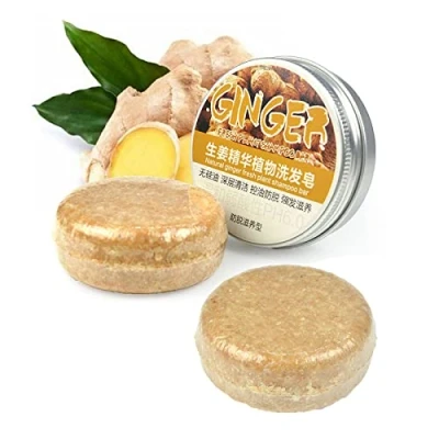 Abbildung von Ginger Hair Regrowth Shampoo Bar, Ingwer Haarwuchs Riegel, Solid Gegen Haarausfall, fördert Gesundes Haarwachstum (2pcs)