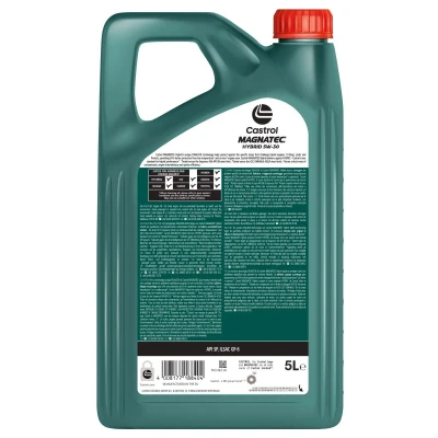 Abbildung von Castrol Magnatec Hybrid 5W 30 5l Motoröl 15F701 MAZDA: RX 8, 3 Hatchback, HYUNDAI: i30 I Schrägheck, TOYOTA: Auris Schrägheck