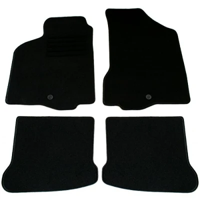 Abbildung von AD Tuning HG3321 Velours Fußmatten Set (4 teilig) Schwarz Passform Autoteppiche