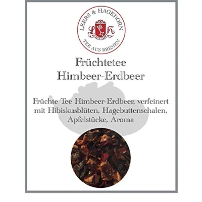 Abbildung von Lerbs &amp; Hagedorn, Früchte Tee Himbeer Erdbeer 1.5kg (ca. 122 Liter) Hibiskusblüten, Hagebuttenschalen, Apfelstücke
