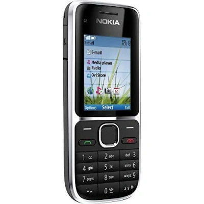 Abbildung von Nokia C2 01 Handy (5,1 cm (2 Zoll), 3,2 Megapixel Kamera) schwarz