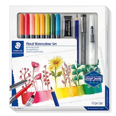 Abbildung von Mixed floral watercolour set (o.a. 3001/308) DJ