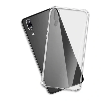 Abbildung von mtb more energy® Hülle Crystal Armor kompatibel mit Huawei P20 (5.8&#039;&#039;) verstärkte Ecken Anti Shock Schutzhülle Case Cover Tasche