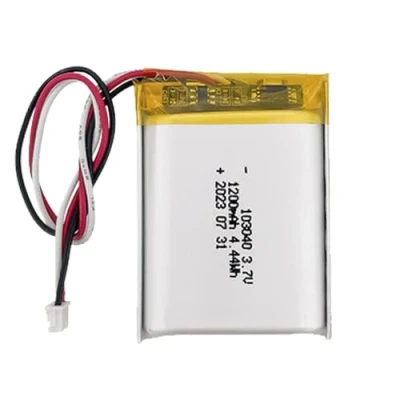 Abbildung von Lithium Polymer Akku 3.7V 1200mAh 103040 Wiederaufladbarer Lipo Ion mit PH2.0 2P Stecker für RC Drohne Flugzeug Zubehörteil
