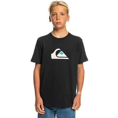 Abbildung von Quiksilver COMP LOGO TEE Tshirt print für Kinder, Größe: 164, Black